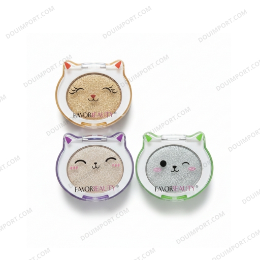 Iluminador en Polvo Diseño Gatico Kawaii