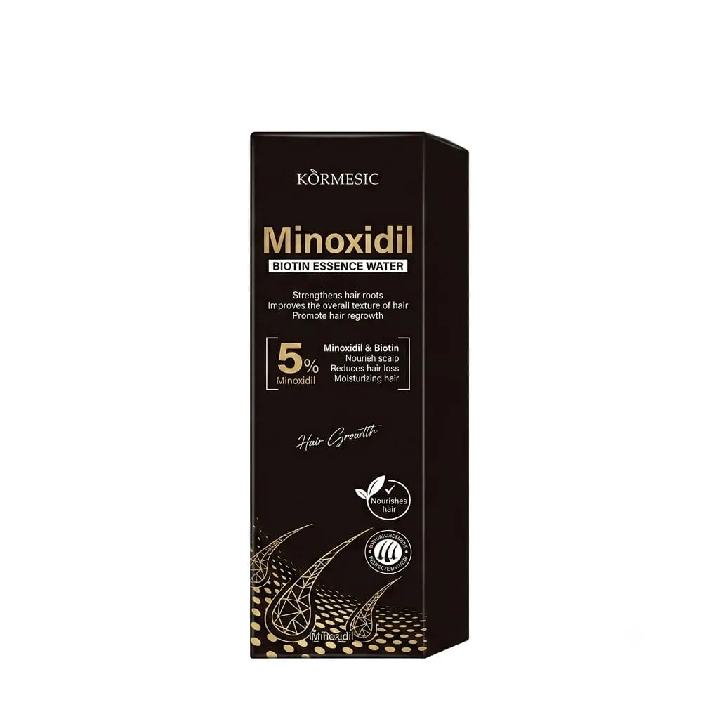 Minoxidil 5% y Biotina - Tónico Anticaída y Crecimiento Capilar