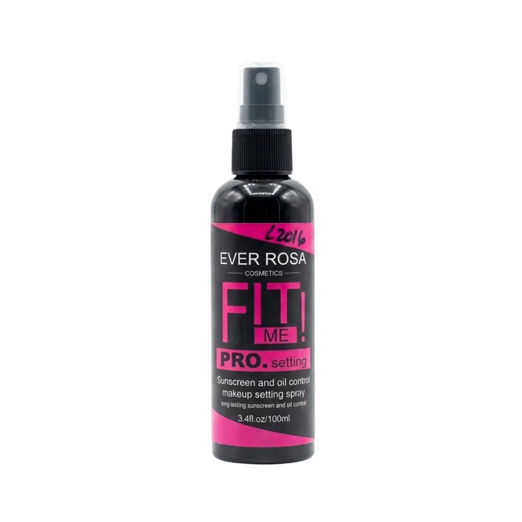 Fijador de Maquillaje Ever Rosa Fit Me Spray (100ml) - Matte y Control de Brillo