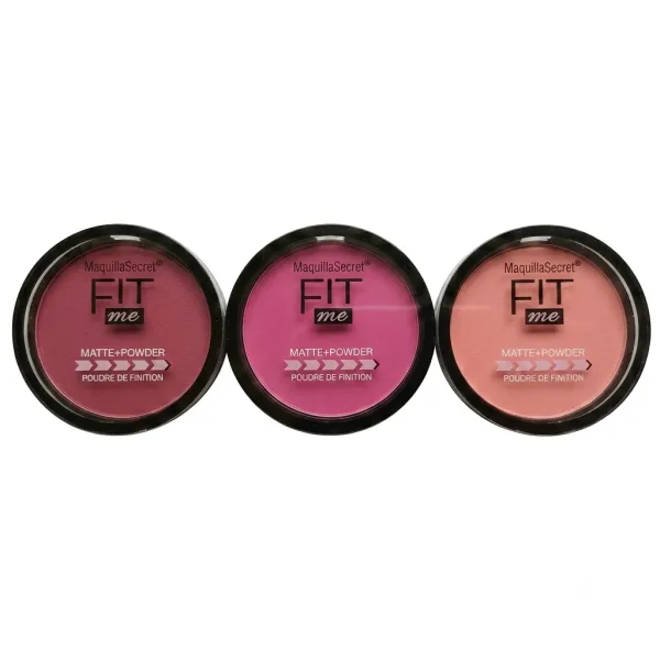 Polvo Compacto y Rubor MaquillaSecret FIT Me Matte + Powder