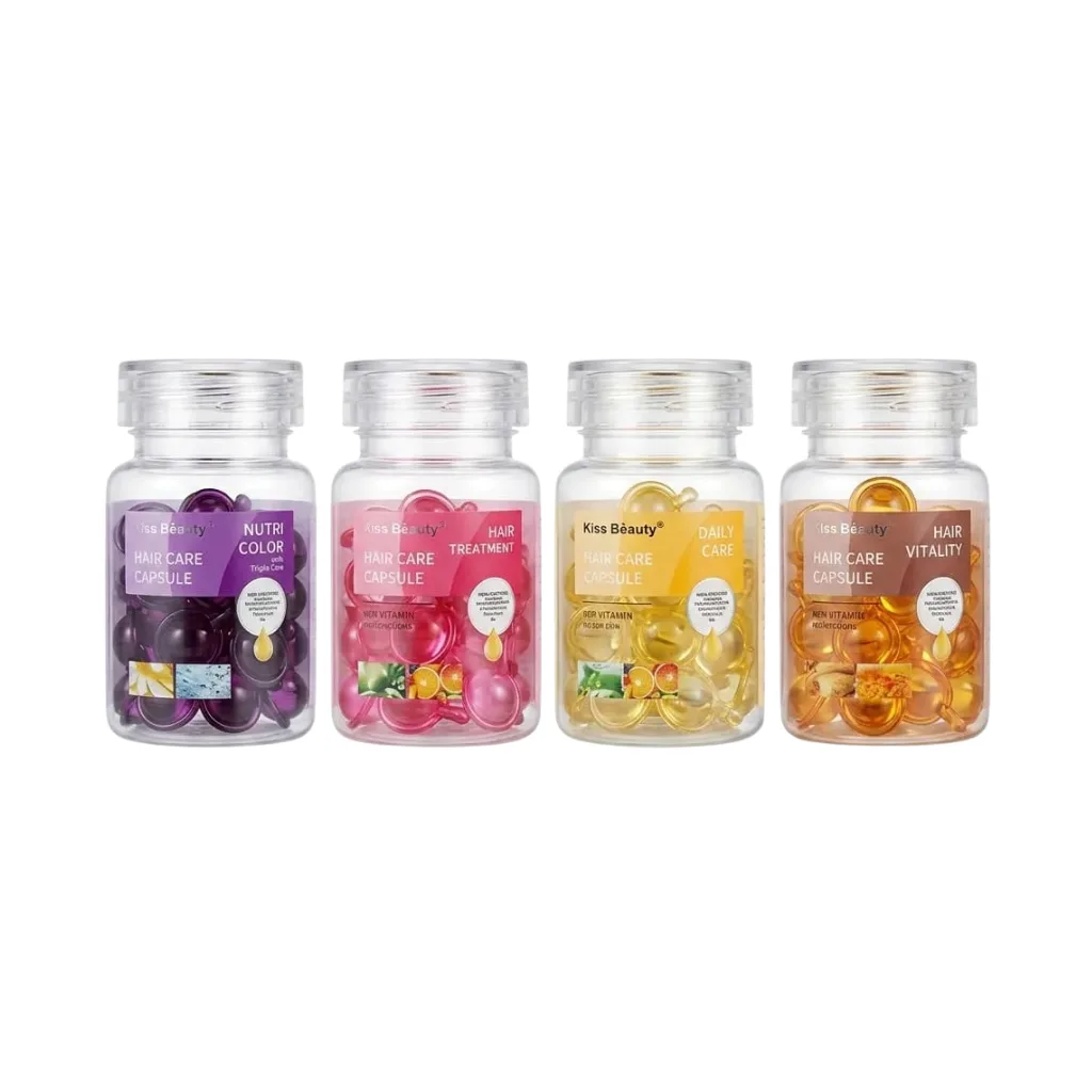 Cápsulas Capilares con Vitaminas Kiss Beauty Hair Care