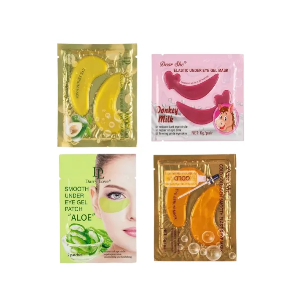 Mascarilla para Ojeras (Oro, Aguacate, Aloe y Leche de Burra) x 2