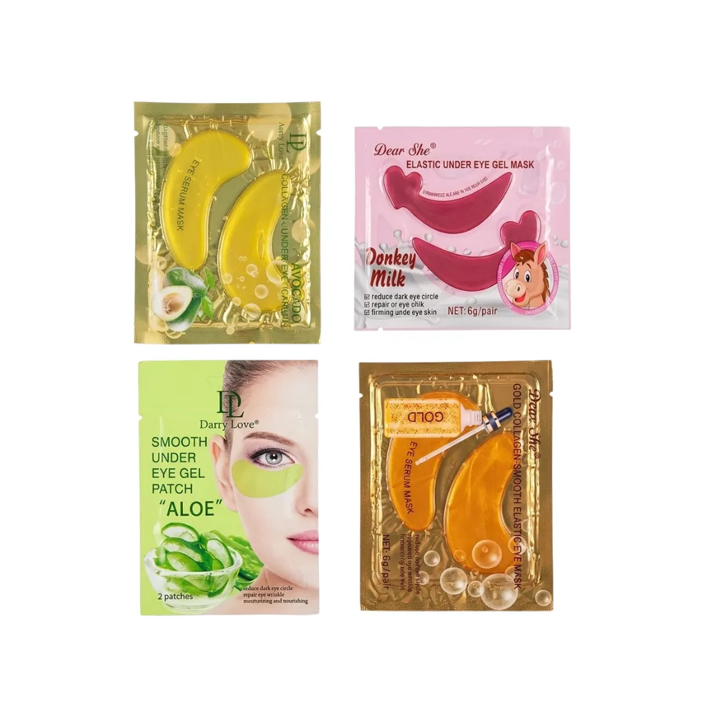 Mascarilla para Ojeras (Oro, Aguacate, Aloe y Leche de Burra) x 2