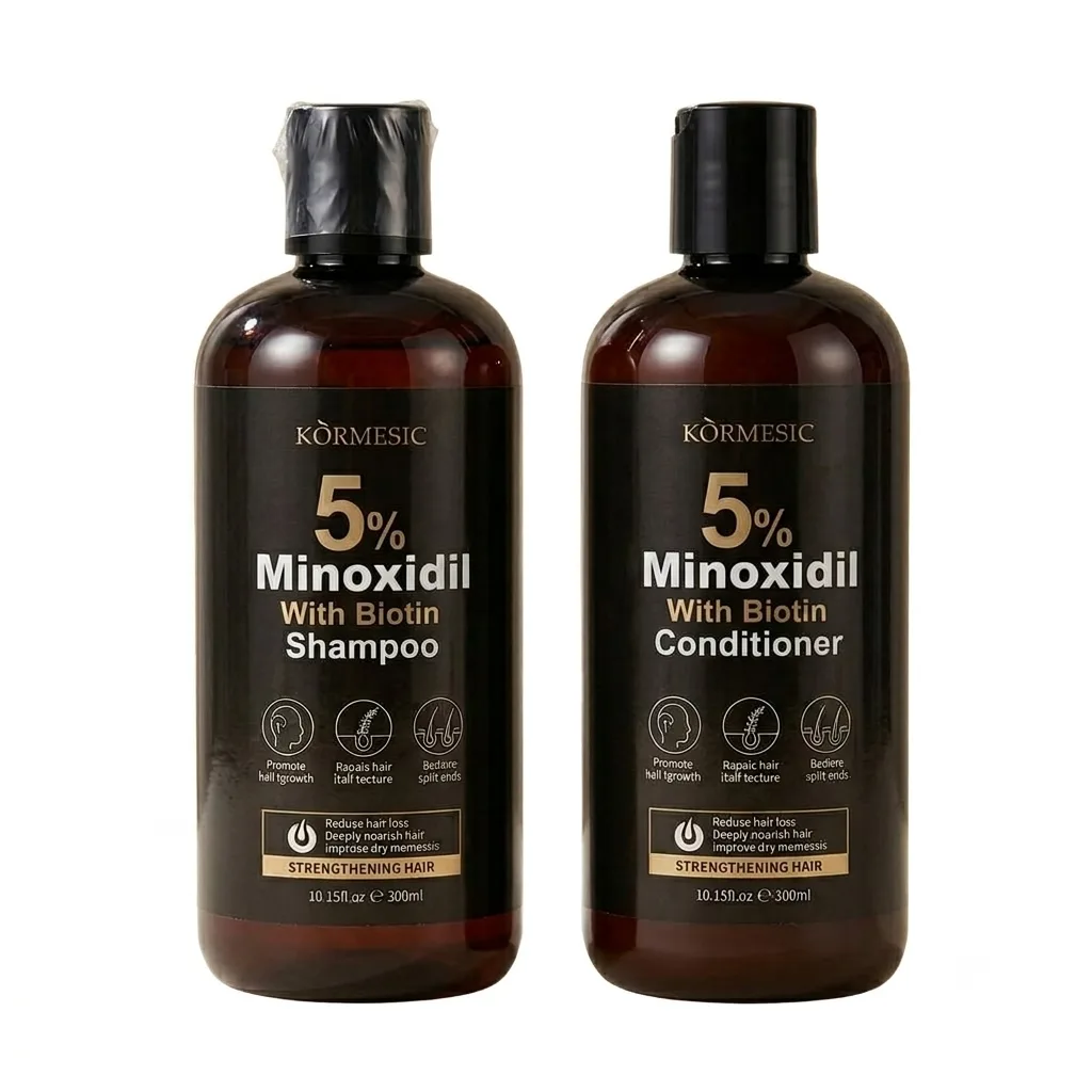 Kit Shampoo y Acondicionador Minoxidil 5% + Biotina (300ml)