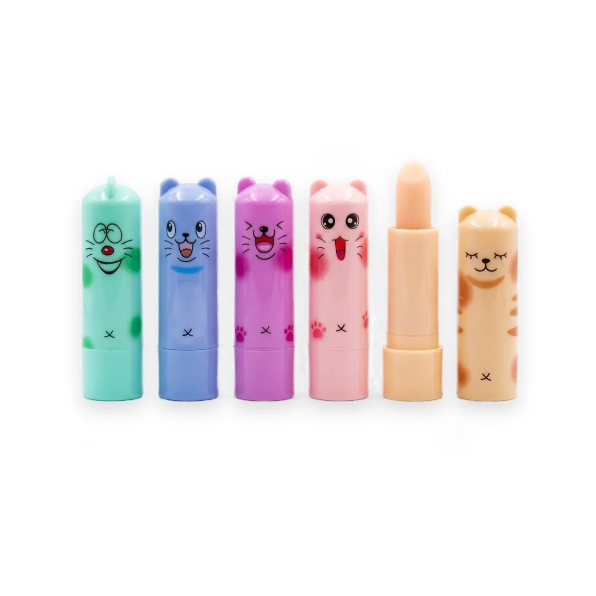Bálsamos Labiales con Diseño de Animalitos